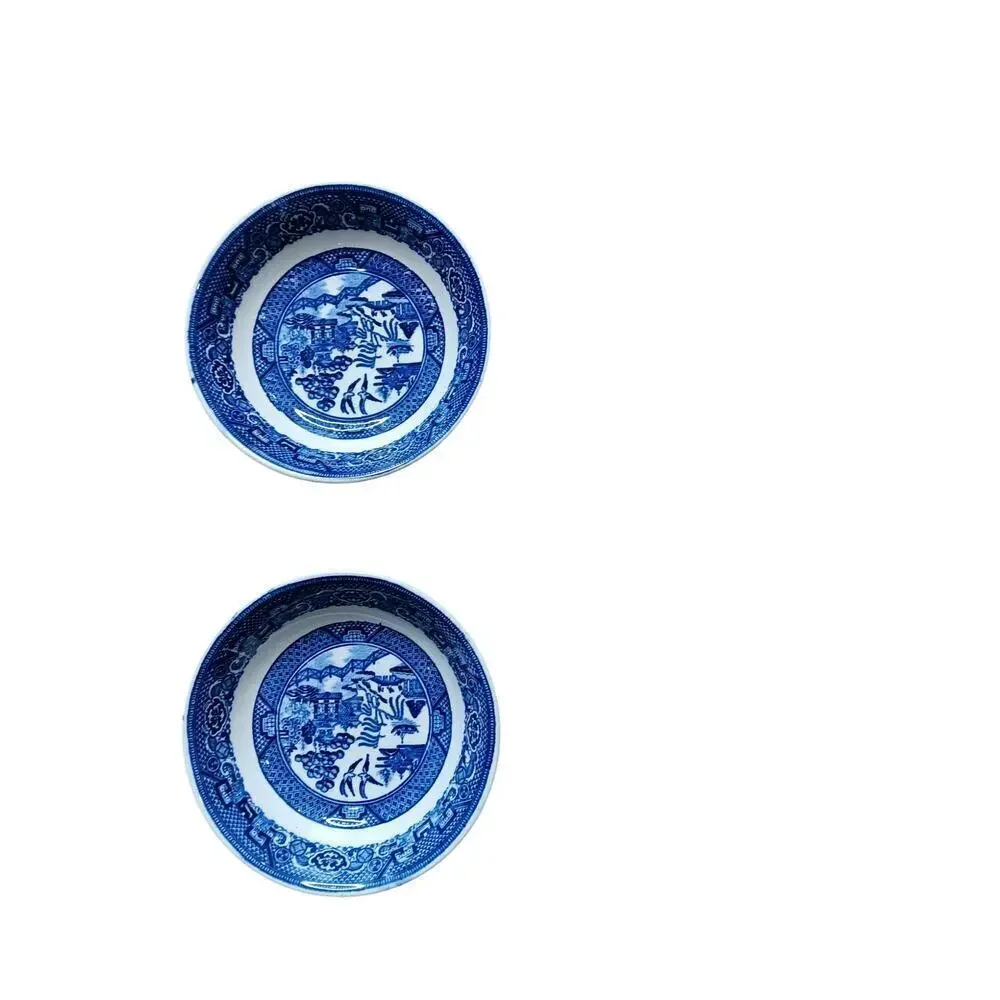 Homer Laughlin Blue Willow Ware Set of 12